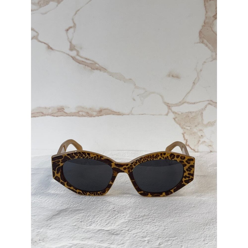 NEW Celine CL40238U Cheetah Triomphe Sunglasses - Picture 4 of 6